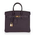 Birkin 25 Bag Chocolat Gold Hardware Togo Leather
