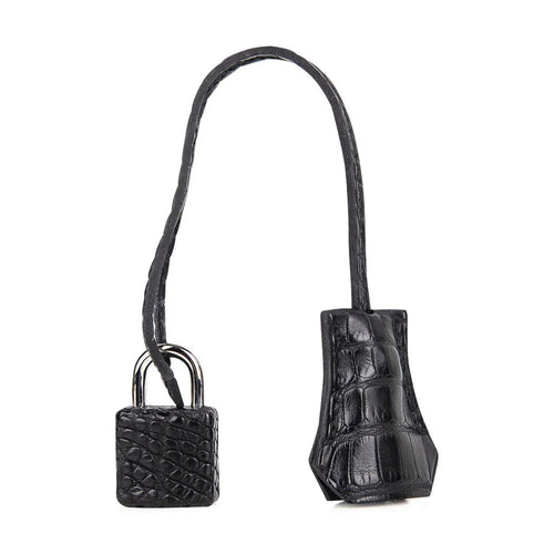 Birkin 25 HSS Bag Gris Perle / Black Matte Alligator Palladium Hardware