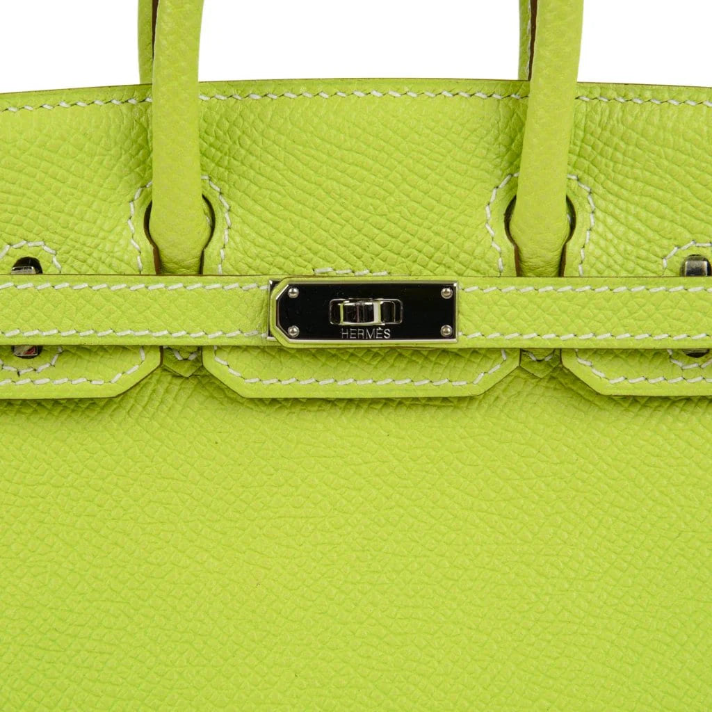 Birkin Tiny Bag Miniature Micro Kiwi Epsom Limited Edition
