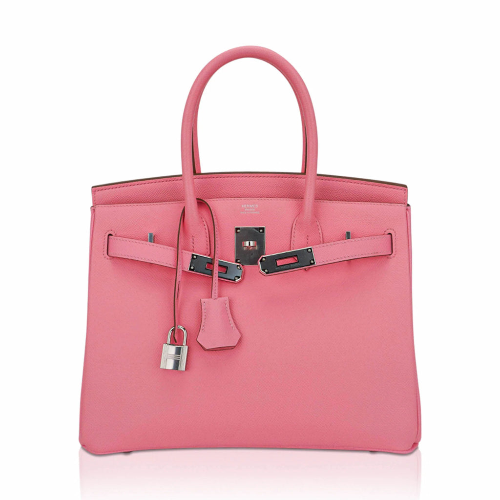 Birkin 30 Bag Rose Confetti Epsom Leather with Palladium Hardware