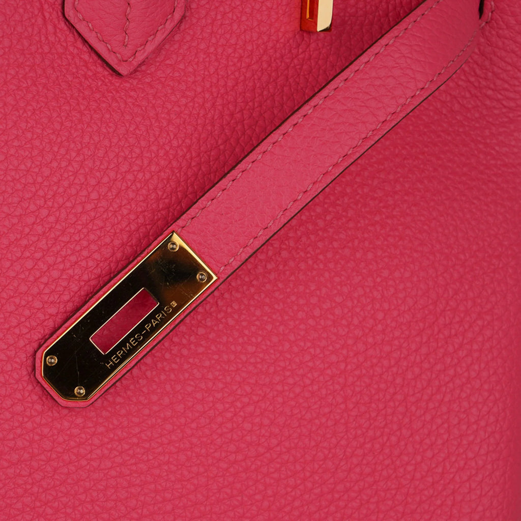 Birkin 35 Bag Rose Lipstick Pink Togo Gold Hardware