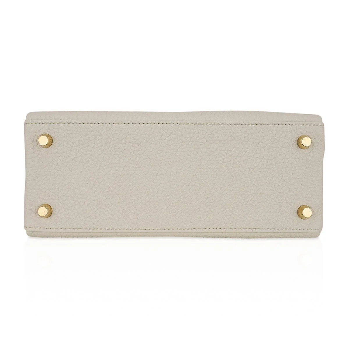 Kelly 25 Retourne Bag Beton Togo Leather with Gold Hardware