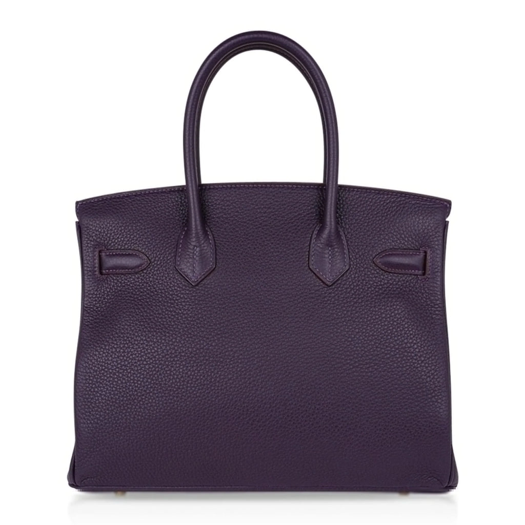 Birkin 30 Bag Raisin Rich Original Colour Gold Hardware Togo Leather
