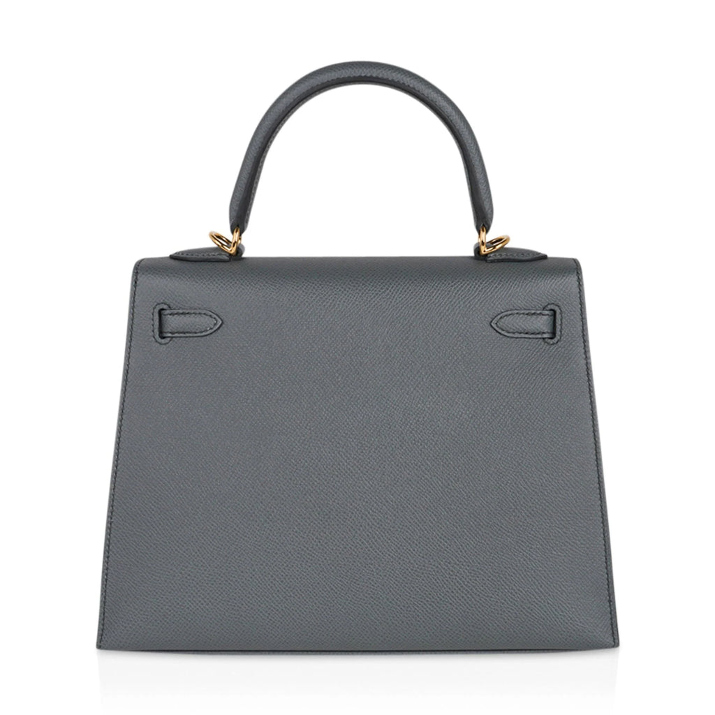 Kelly Sellier 25 Bag Vert Amande Gold Hardware Epsom Leather