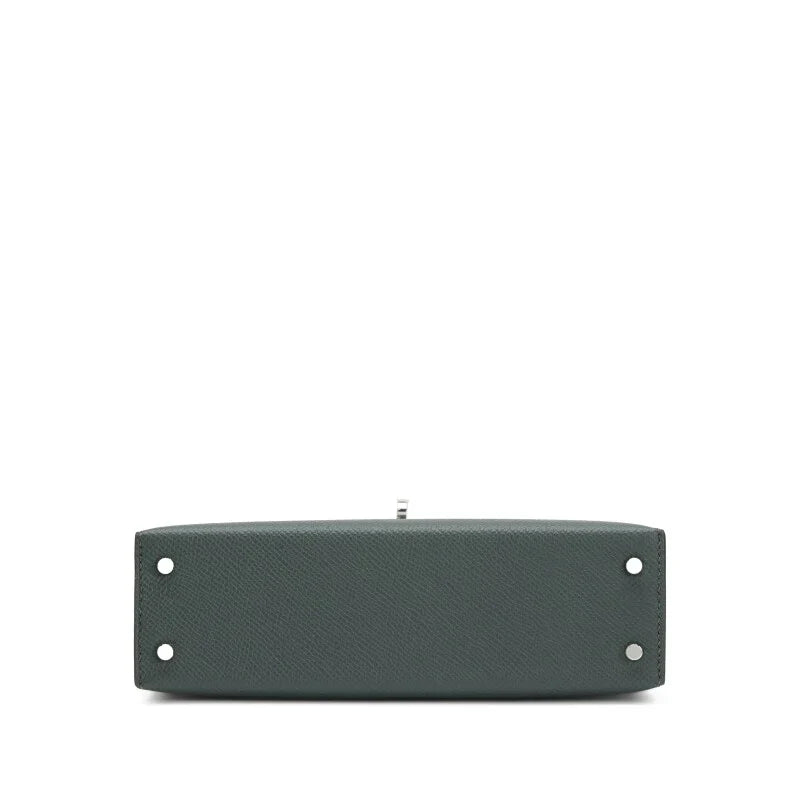 Kelly 20 II Vert Amande and Black Epsom Mini Palladium Hardware