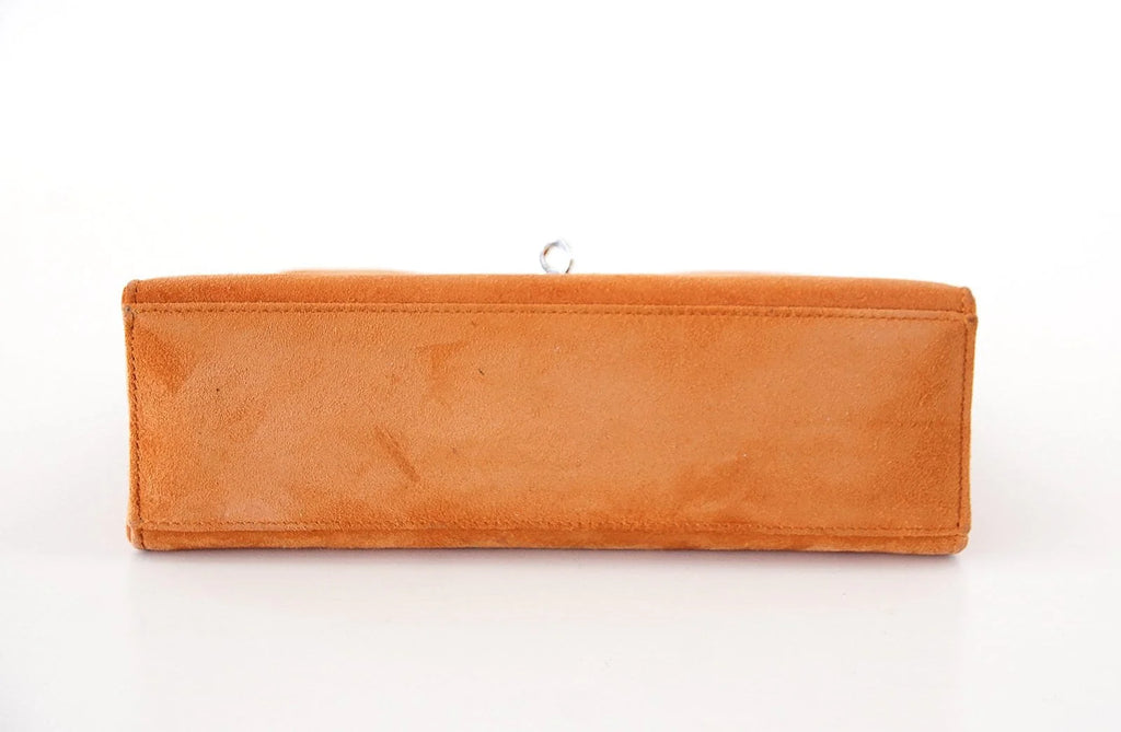 Kelly Pochette Rare Orange Doblis Palladium Hardware