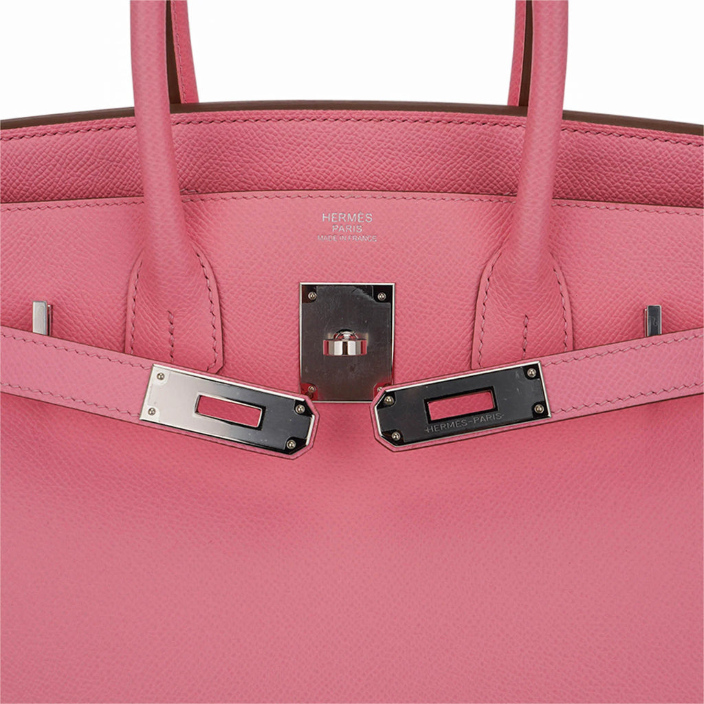 Birkin 30 Bag Rose Confetti Epsom Leather with Palladium Hardware