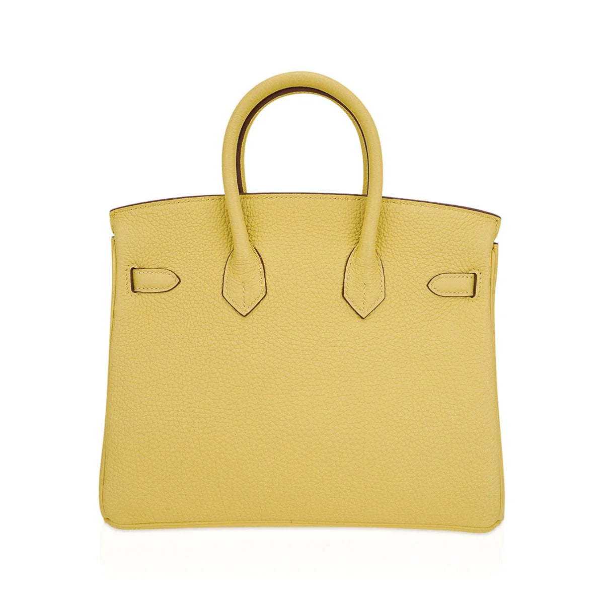Birkin 25 Bag Jaune Poussin Togo Leather with Palladium Hardware