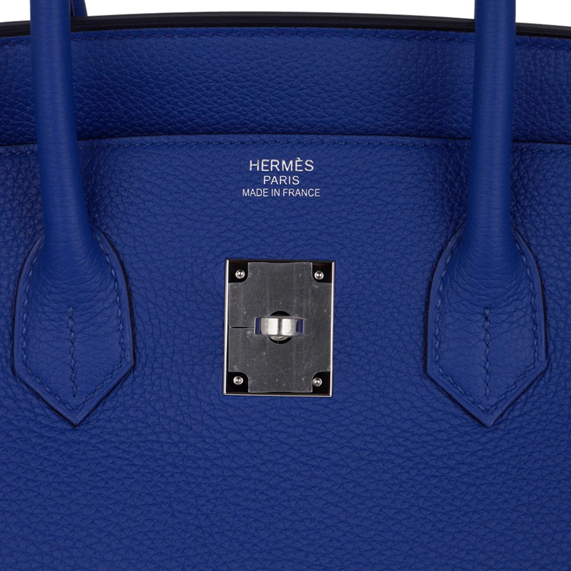 Birkin 35 Bag Blue de France Togo Leather with Palladium Hardware