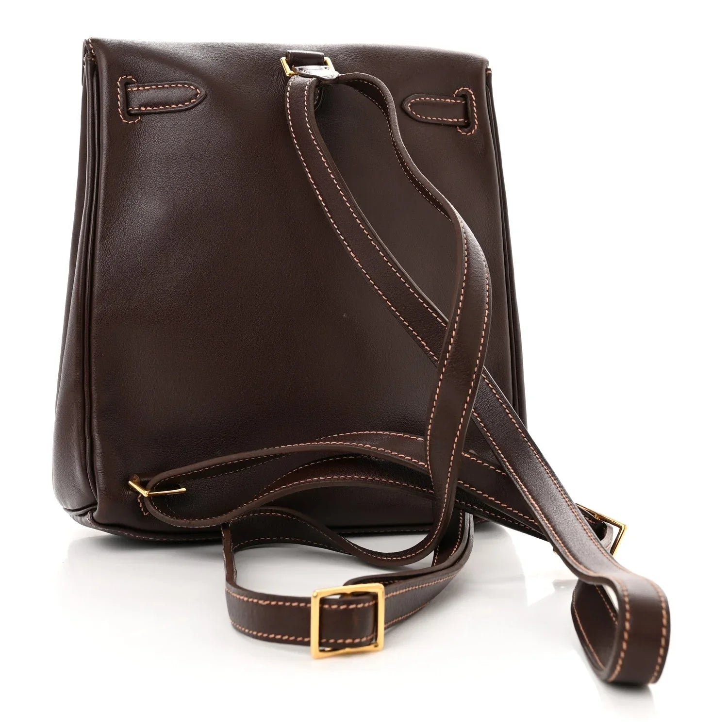 Kelly Ado Backpack 20 Chocolate Gulliver Palladium Hardware