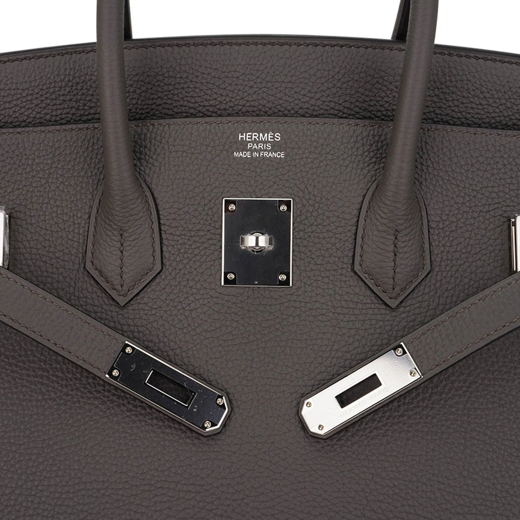 Birkin 35 Bag Etain Togo Leather with Palladium Hardware