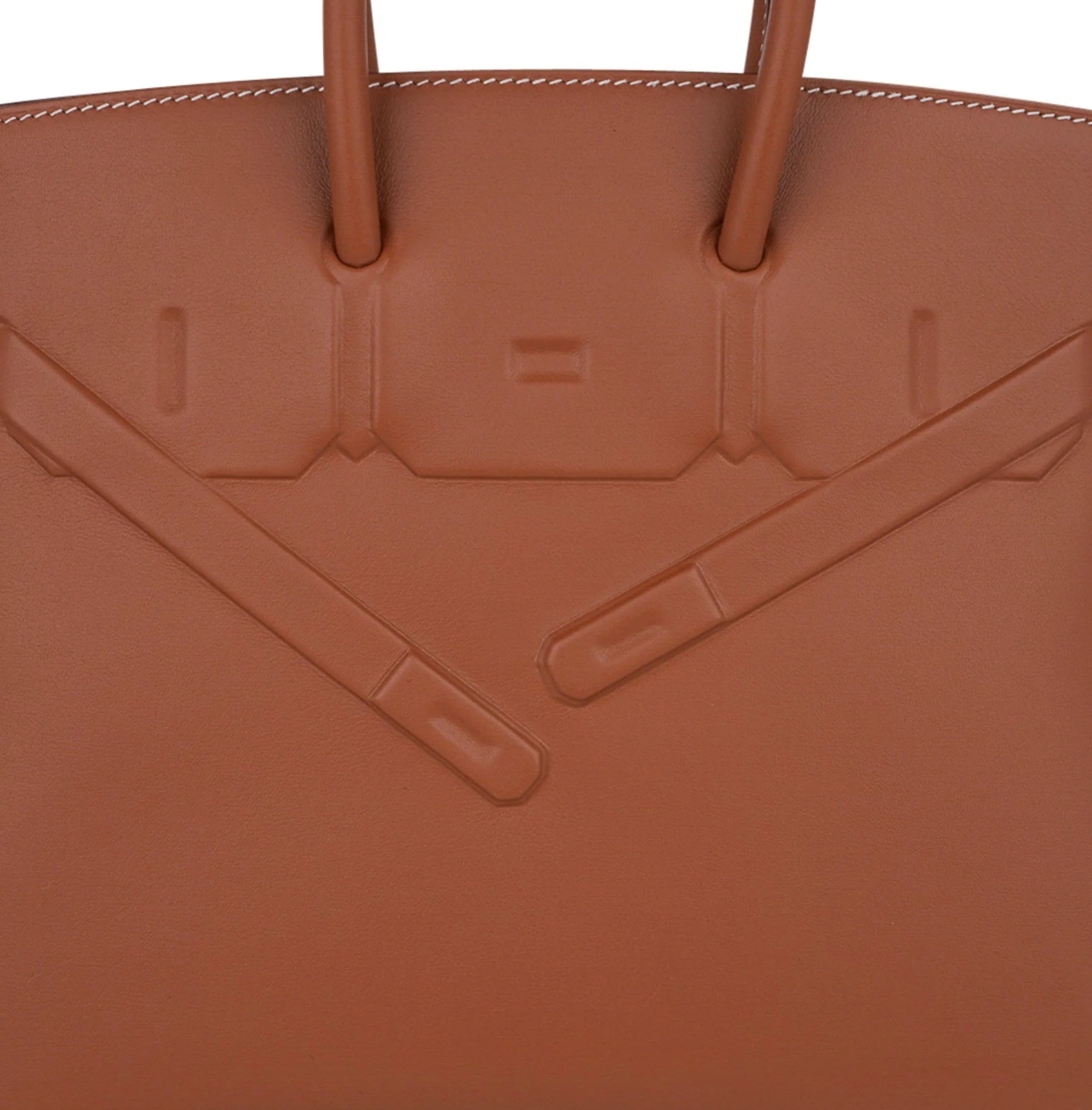 Shadow Birkin 25 Bag Gold Evercalf Limited Edition