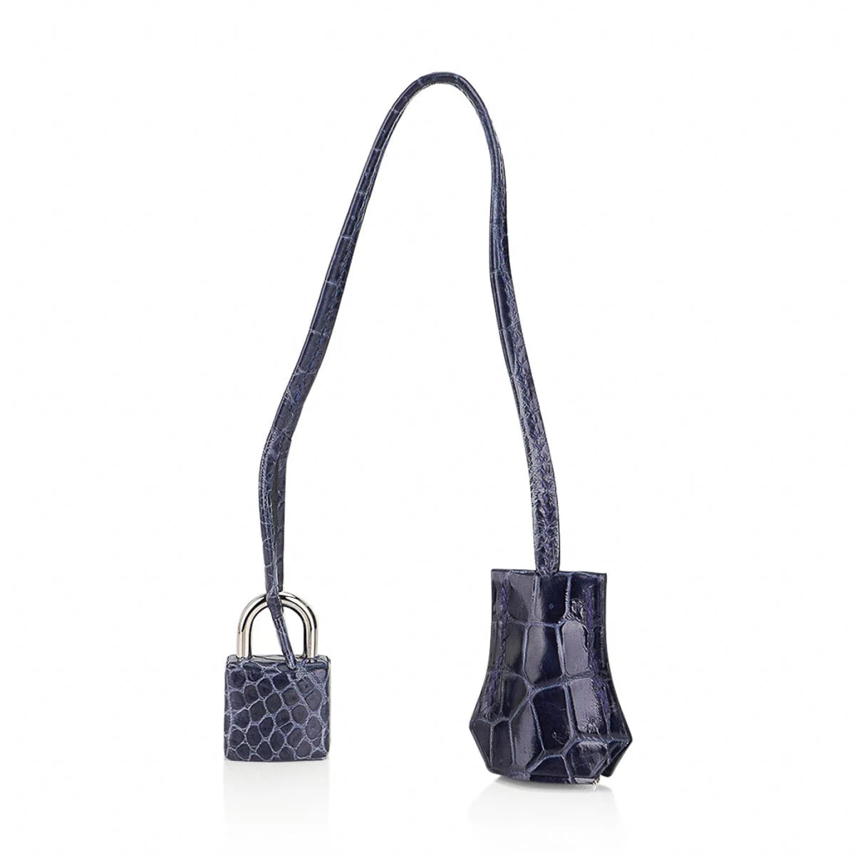 Birkin 35 Bleu Roi Porosus Crocodile Palladium Hardware
