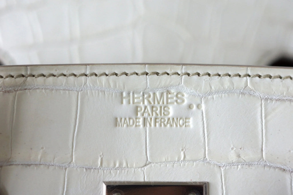 Birkin 35 Bag Blanc Himalaya Exquisite Skin Limited Edition