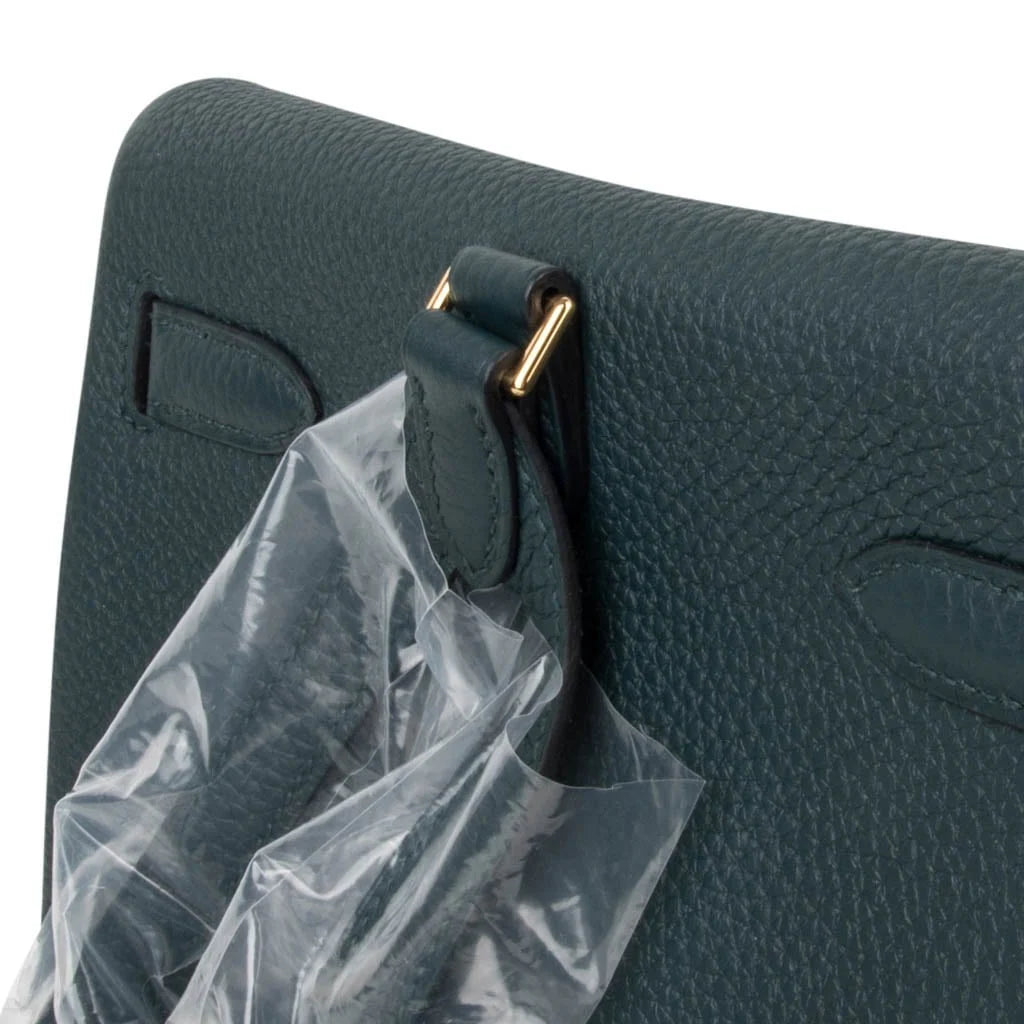 Kelly Ado II Backpack Vert Cypress Gold Hardware New