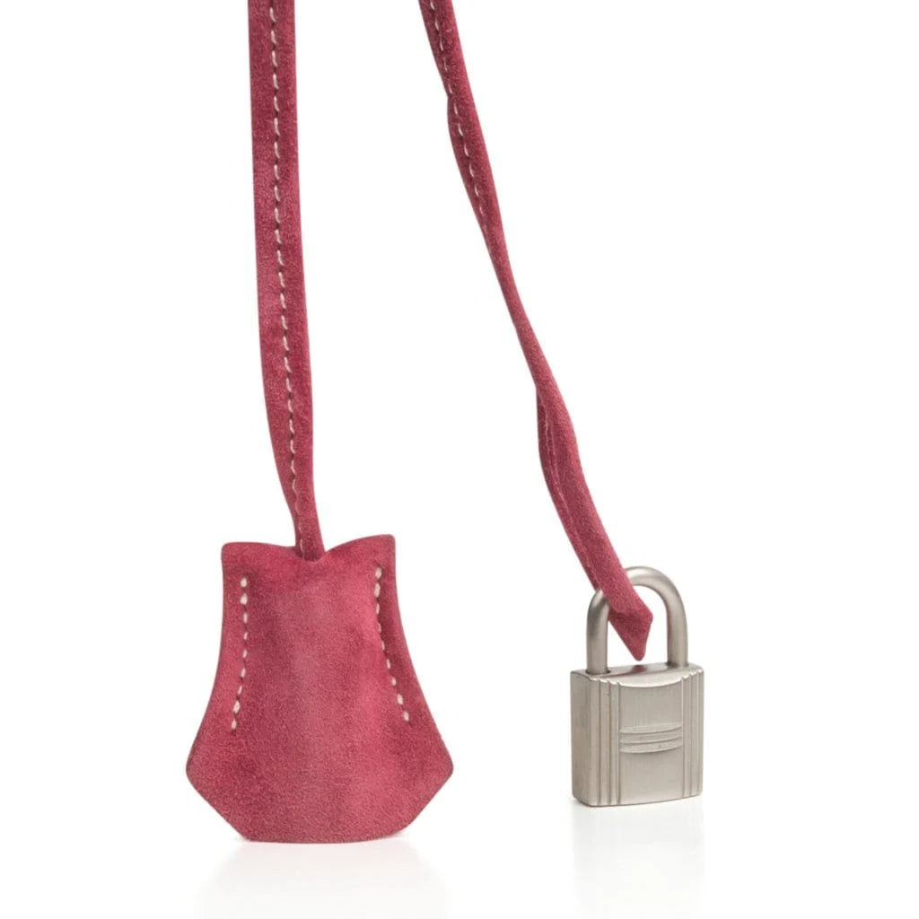 Birkin 35 Bag Fuchsia Pink Doblis Palladium Rare