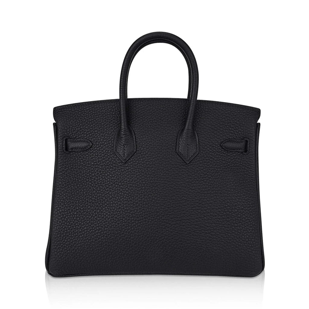 Birkin 25 Bag Black Togo Leather with Gold Hardware