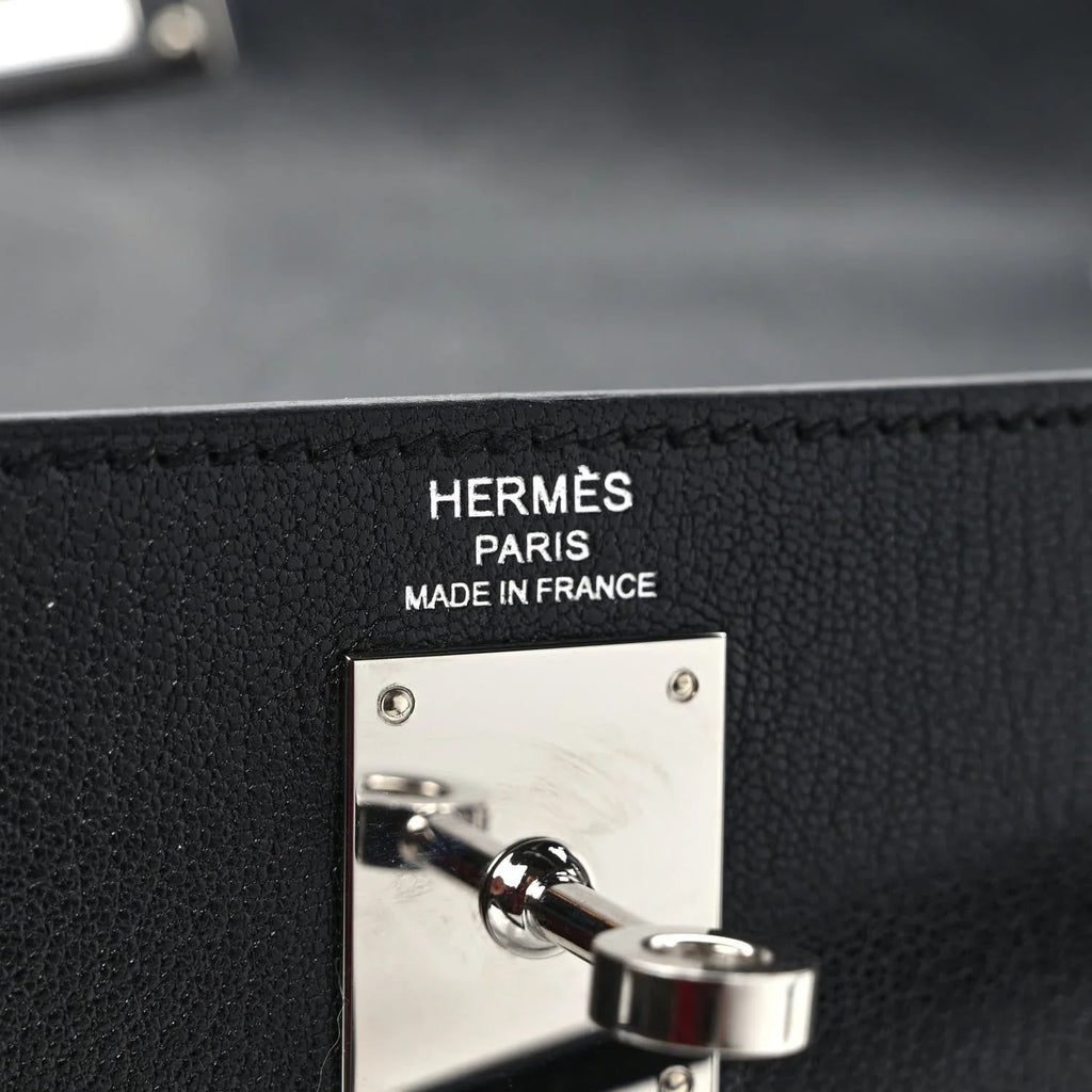 Kelly Elan Black Chevre Chamkila Palladium Hardware