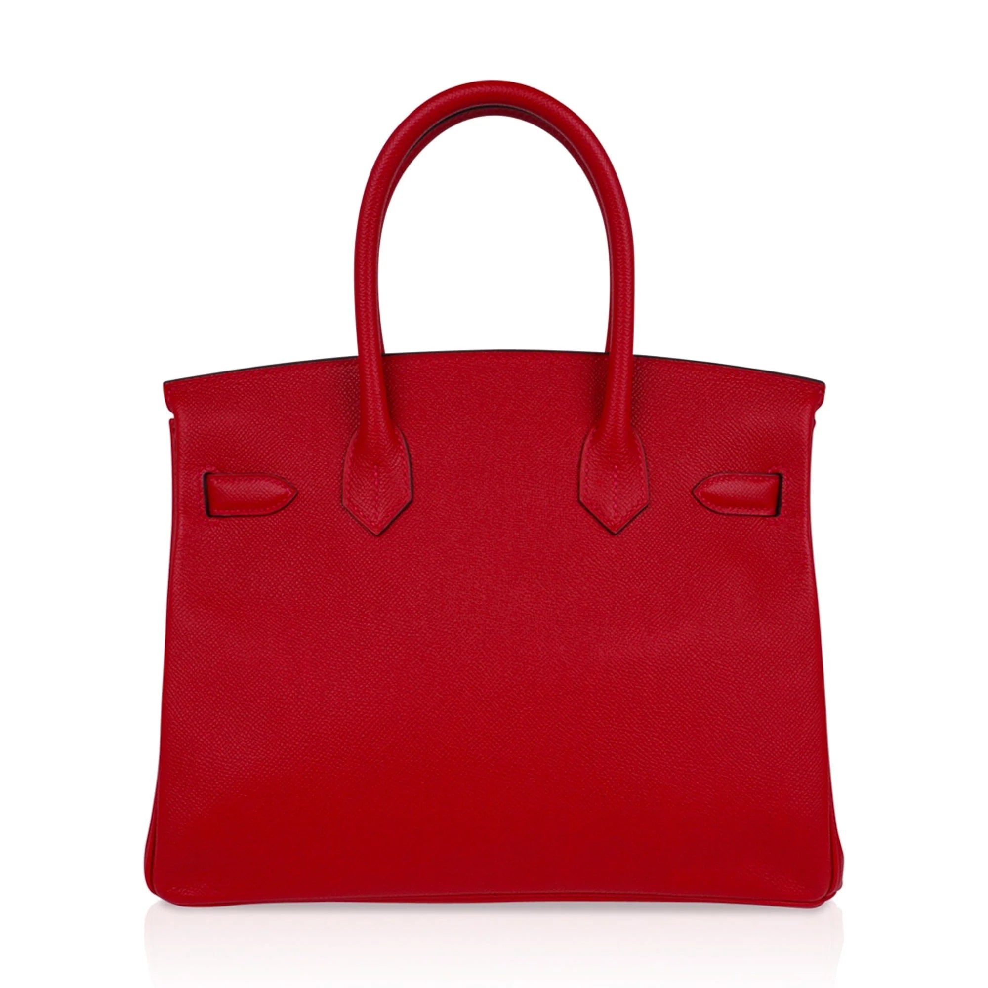 Birkin 30 Bag Rouge Casaque Epsom Leather with Palladium Hardware
