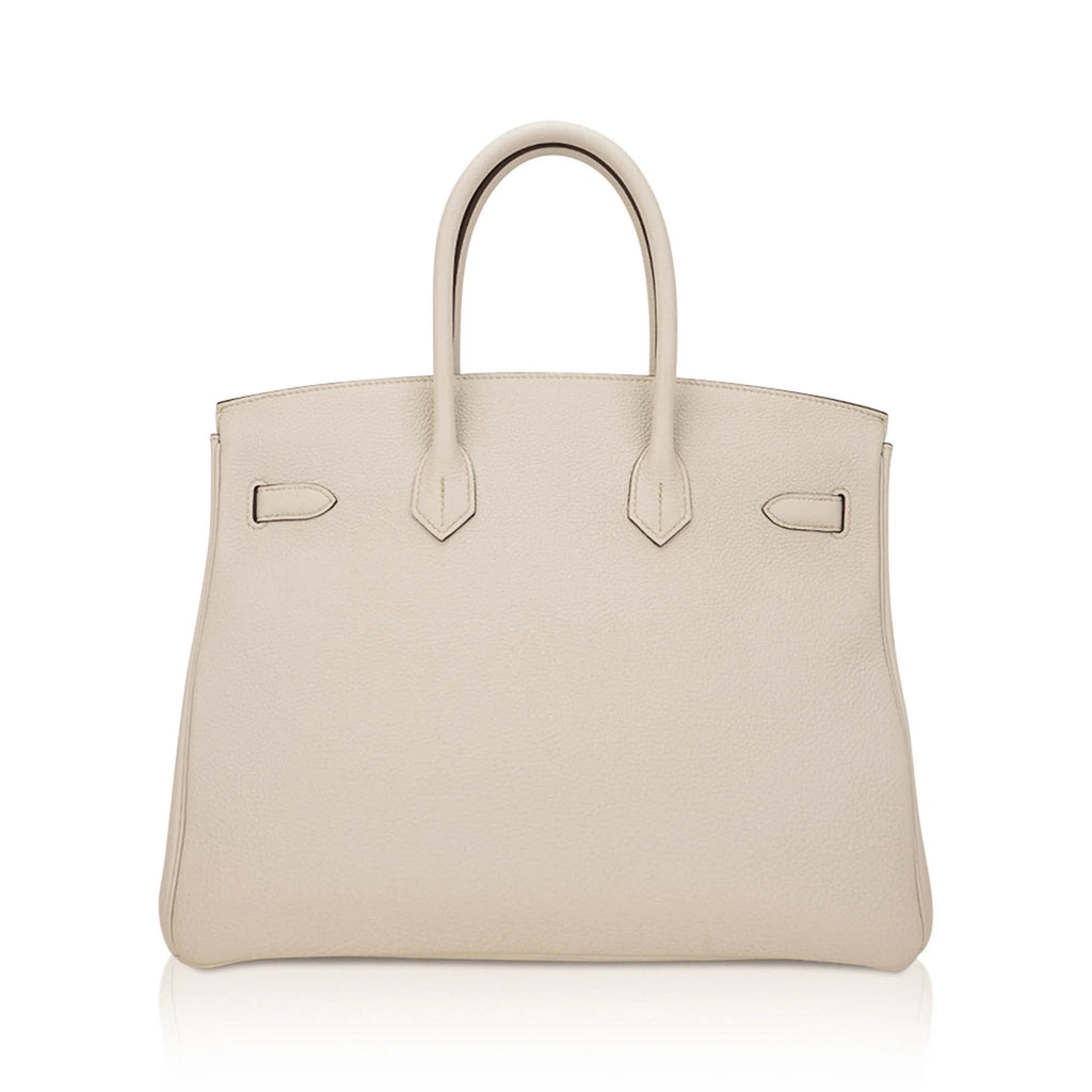 HSS Birkin 35 Trench and Corail Togo Leather Special Order Bag