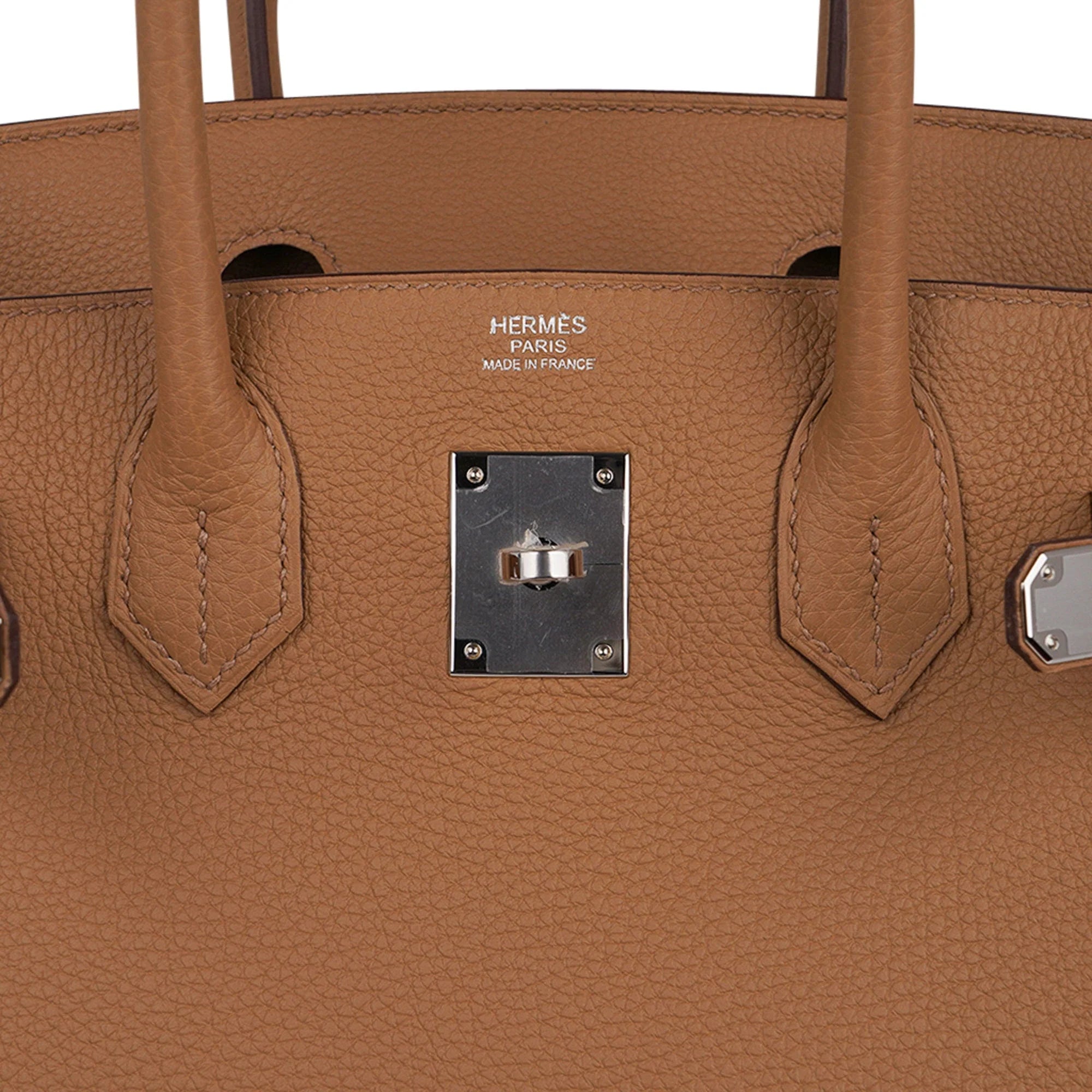 Birkin 30 Bag Biscuit Togo Leather with Palladium Hardware